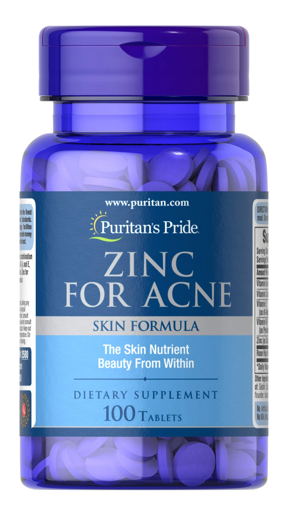 PURITAN'S PRIDE ZINC FOR ACNE