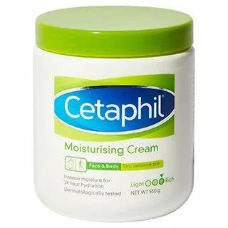 CETAPHIL MOISTURISING CREAM – 550G