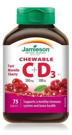 JAMIESON chewable c + D3